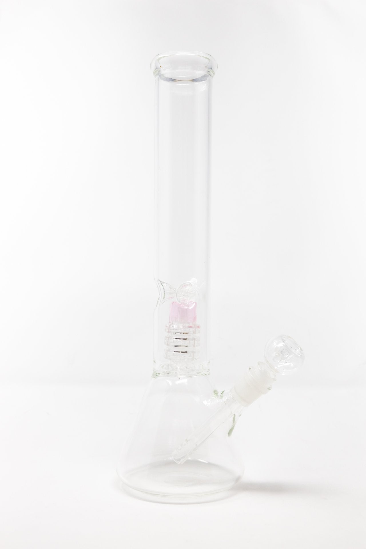 14" Pink Percolator Bong w/ Ice Catcher