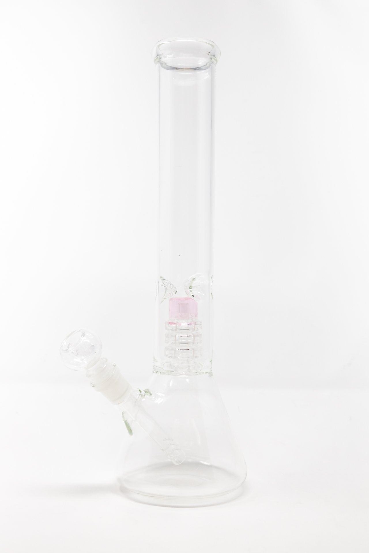 14" Pink Percolator Bong w/ Ice Catcher