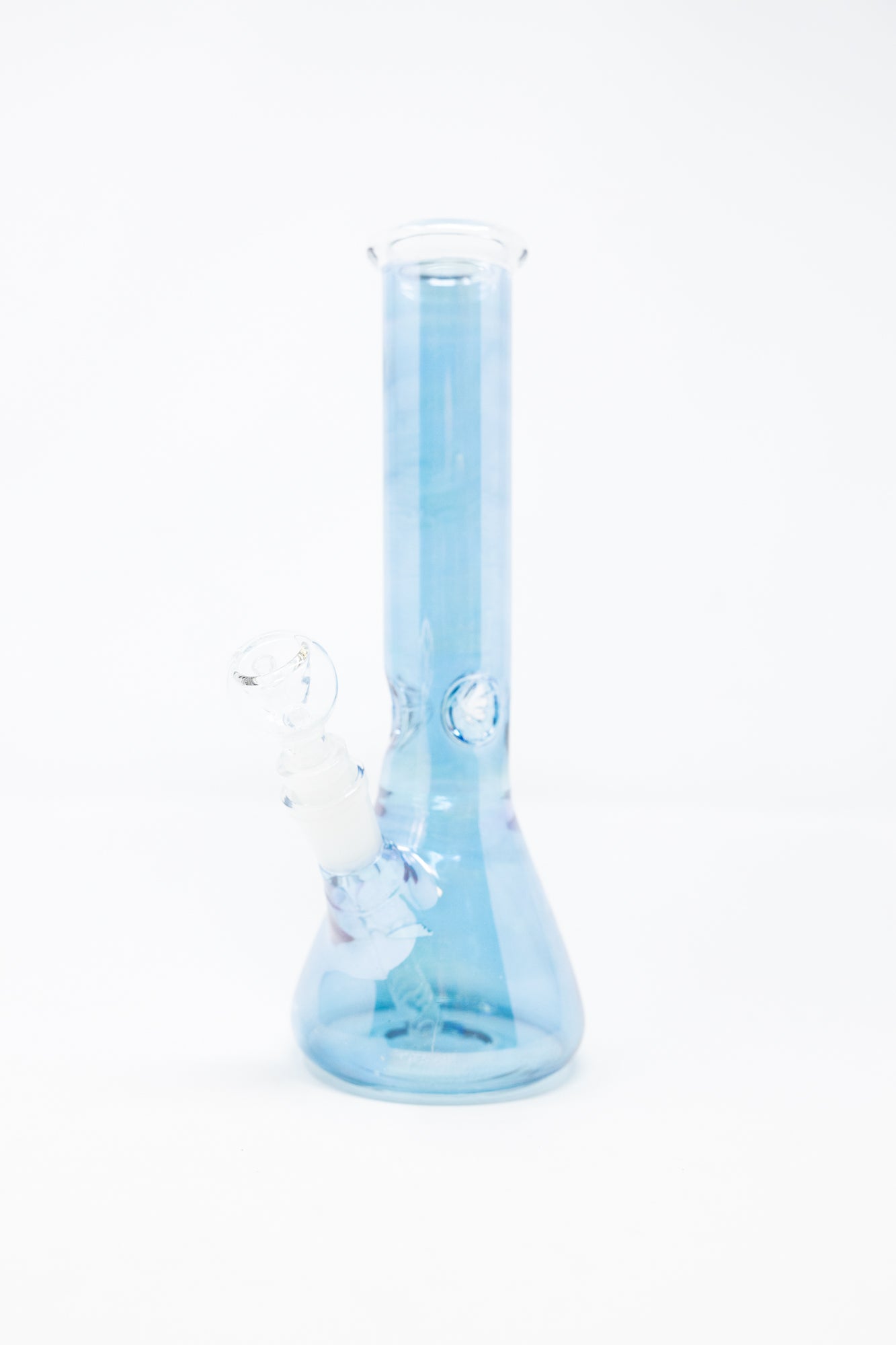 10" Blue Electro Beaker Bong w/ Ice Catcher