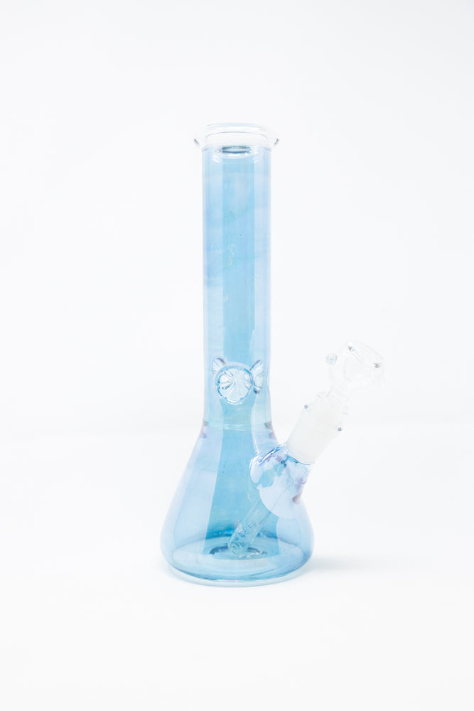10" Blue Electro Beaker Bong w/ Ice Catcher