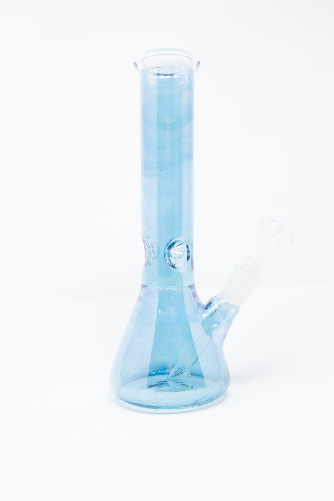 10" Blue Electro Beaker Bong w/ Ice Catcher