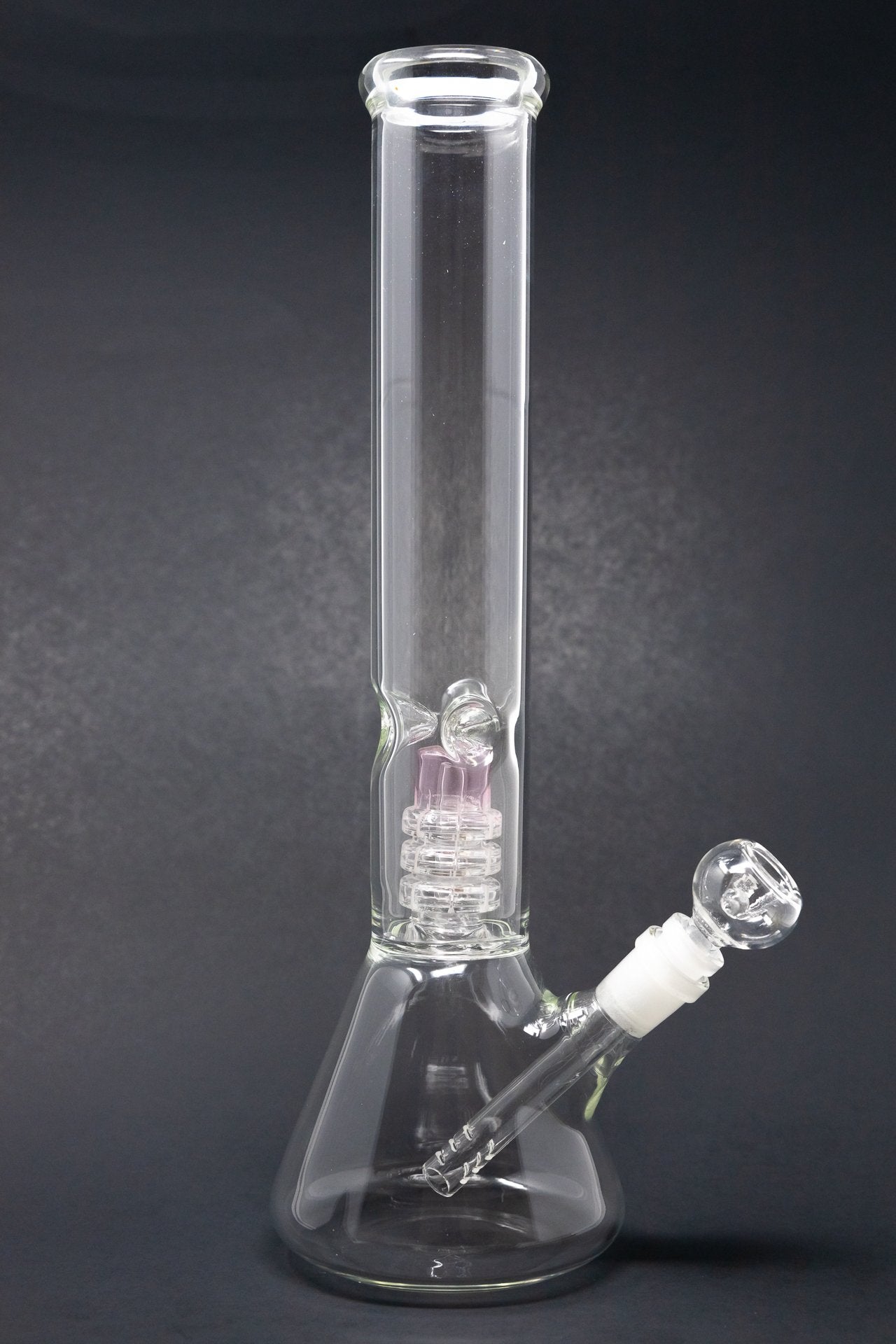 14" Pink Percolator Bong w/ Ice Catcher