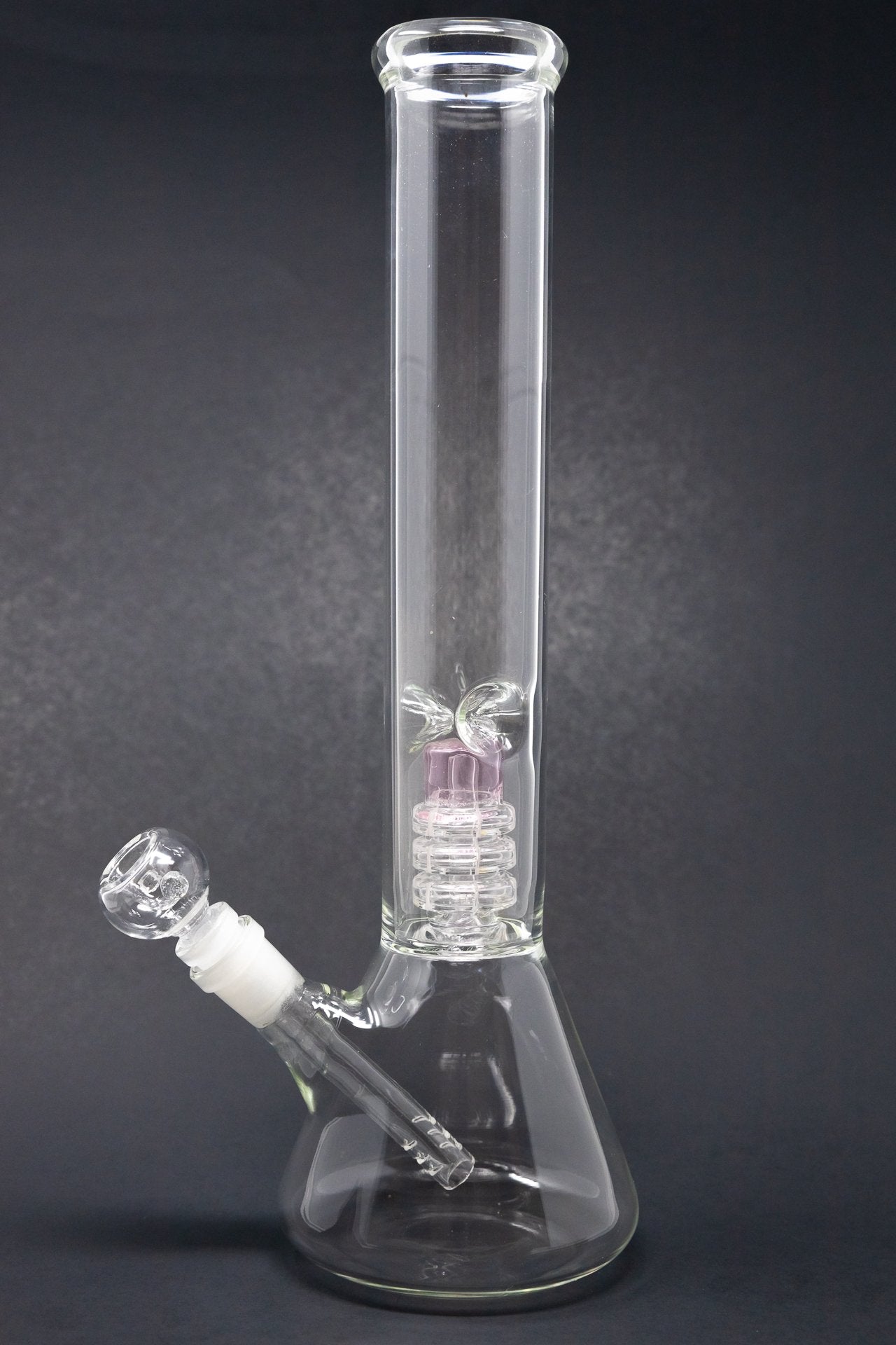14" Pink Percolator Bong w/ Ice Catcher