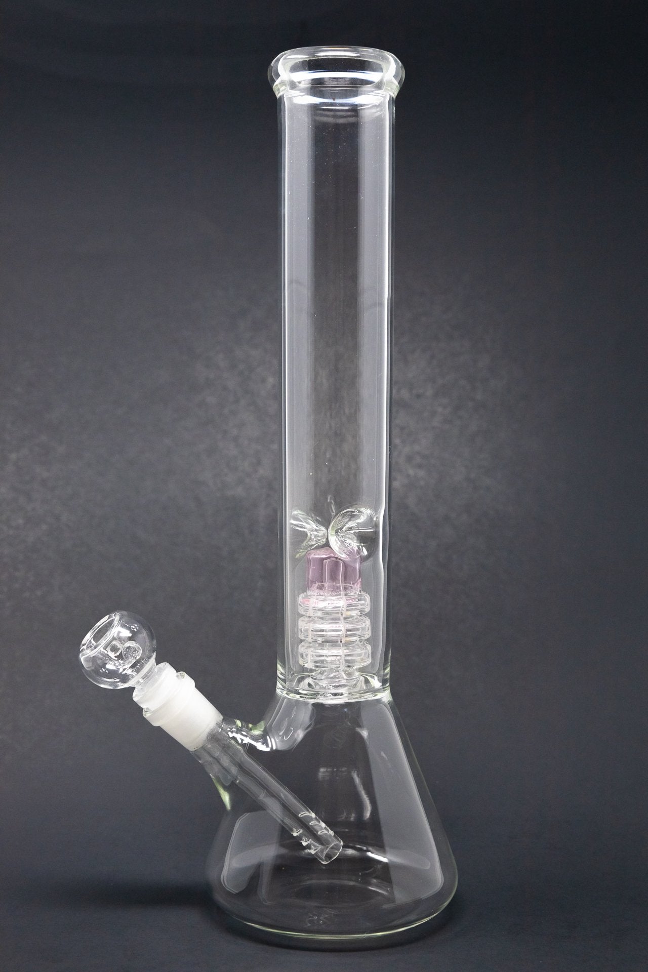 14" Pink Percolator Bong w/ Ice Catcher