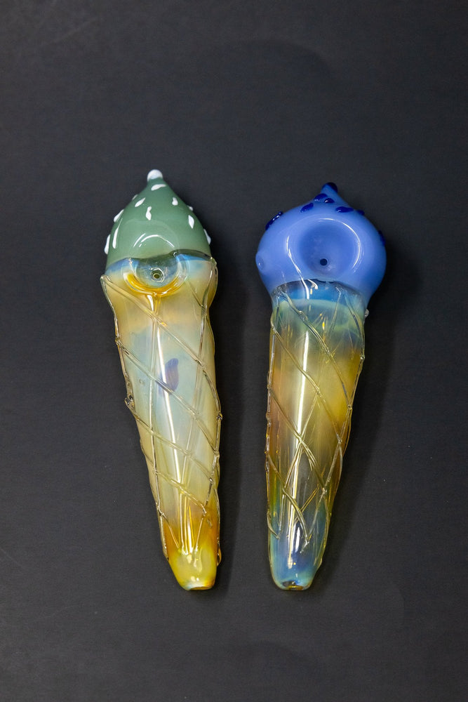 5" Ice Cream Hand pipe w/ Carb Hole