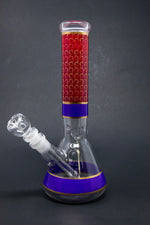 10" Purple Aladdin Beaker Bong w/ Ice Catcher