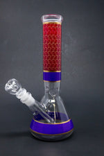 10" Purple Aladdin Beaker Bong w/ Ice Catcher