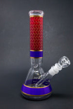 10" Purple Aladdin Beaker Bong w/ Ice Catcher