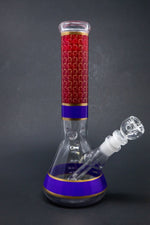 10" Purple Aladdin Beaker Bong w/ Ice Catcher