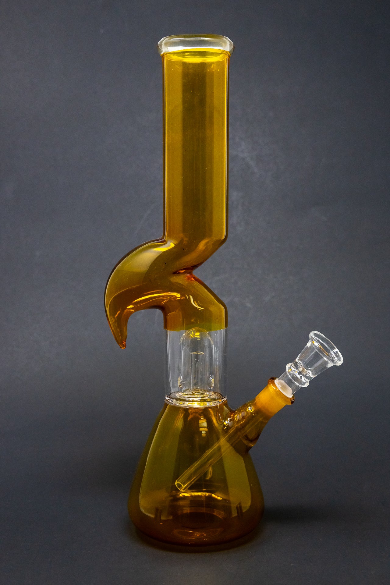 12" Neon Yellow Zong w/ Percolator