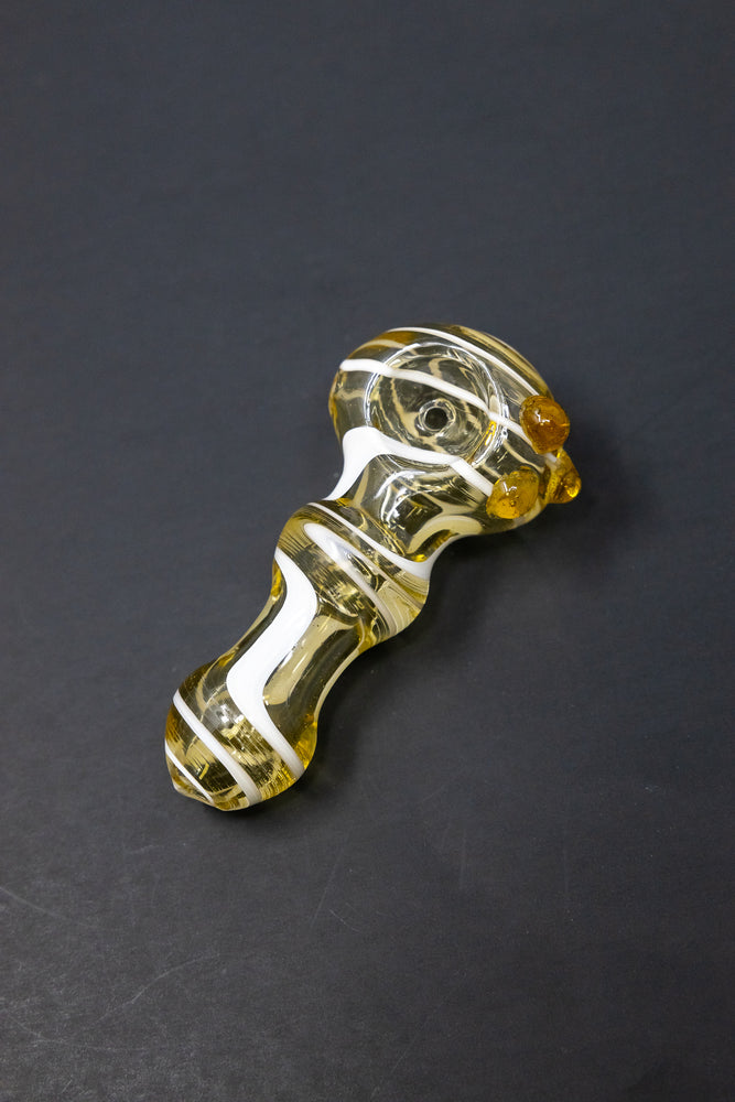 4" Collectible Dry Zig Zag Smoking Pipe