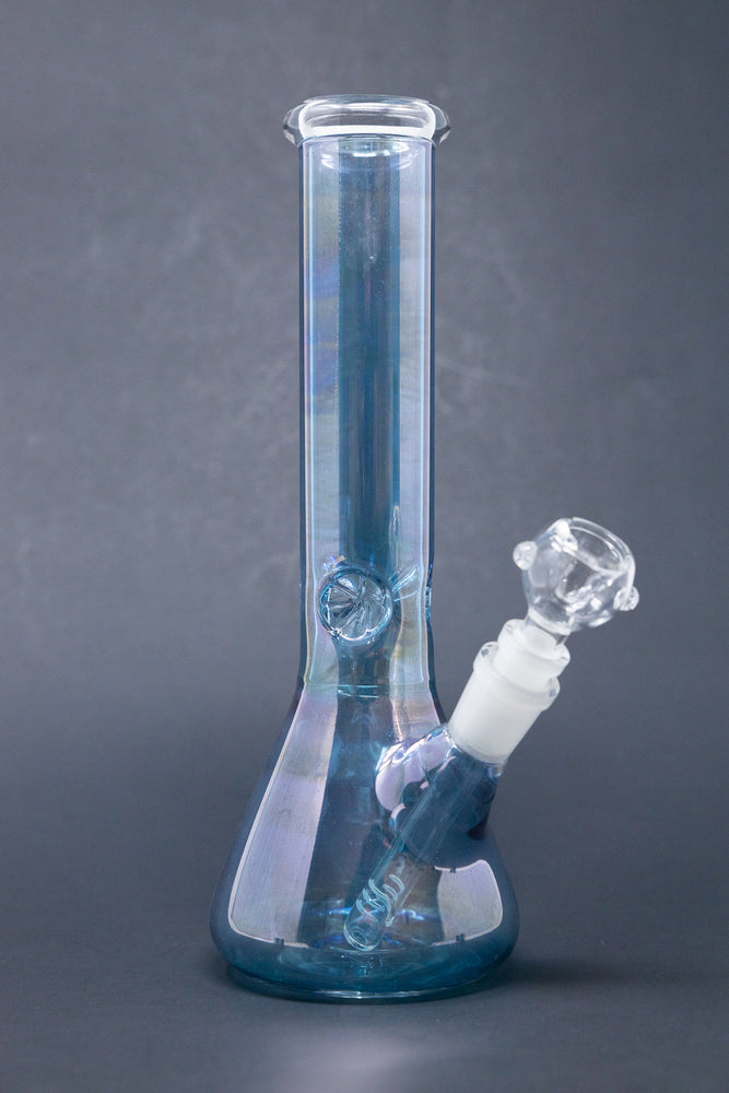 10" Blue Electro Beaker Bong w/ Ice Catcher