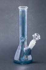 10" Blue Electro Beaker Bong w/ Ice Catcher