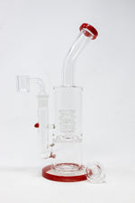 9" Shower Bend Dab Rig w/ Spiral Percolator