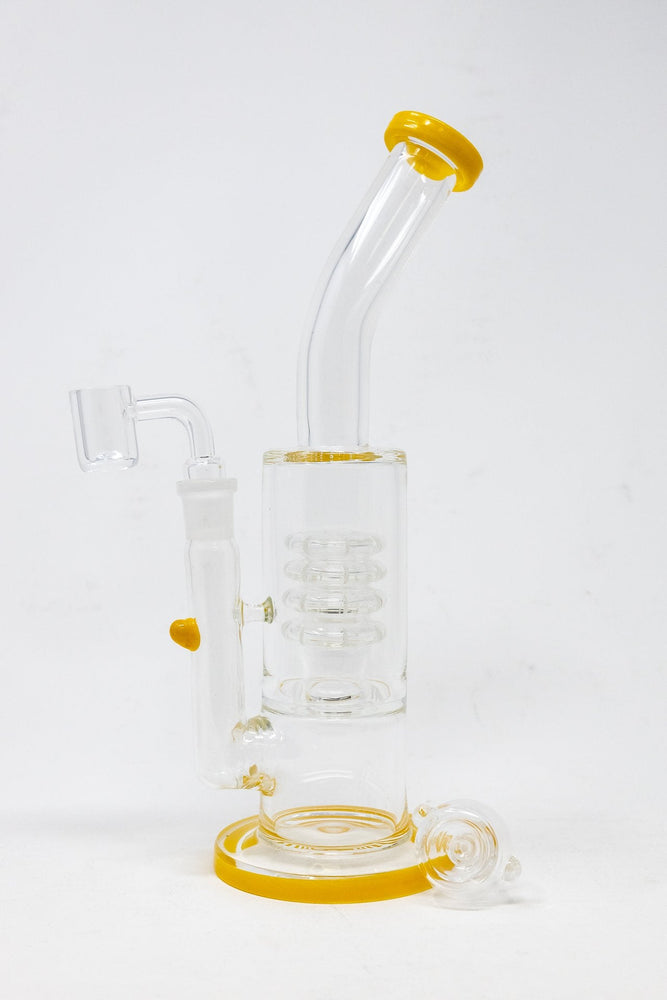 9" Shower Bend Dab Rig w/ Spiral Percolator