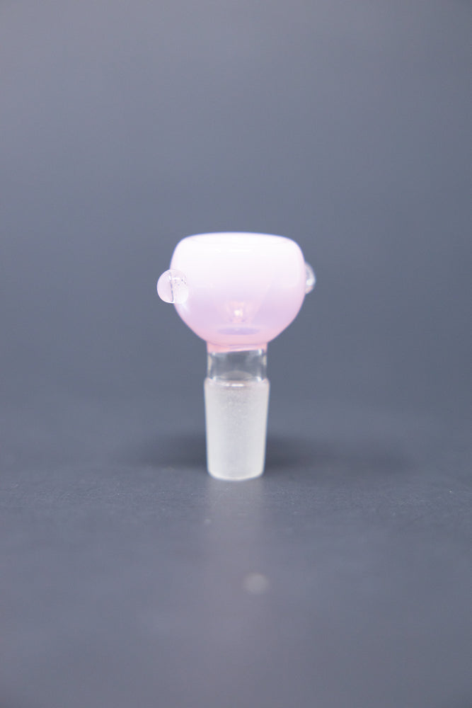 14mm Male Milky Pink Premium Bowl