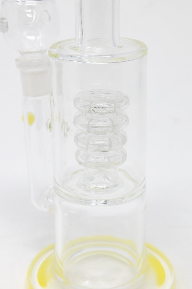 9" Shower Bend Dab Rig w/ Spiral Percolator