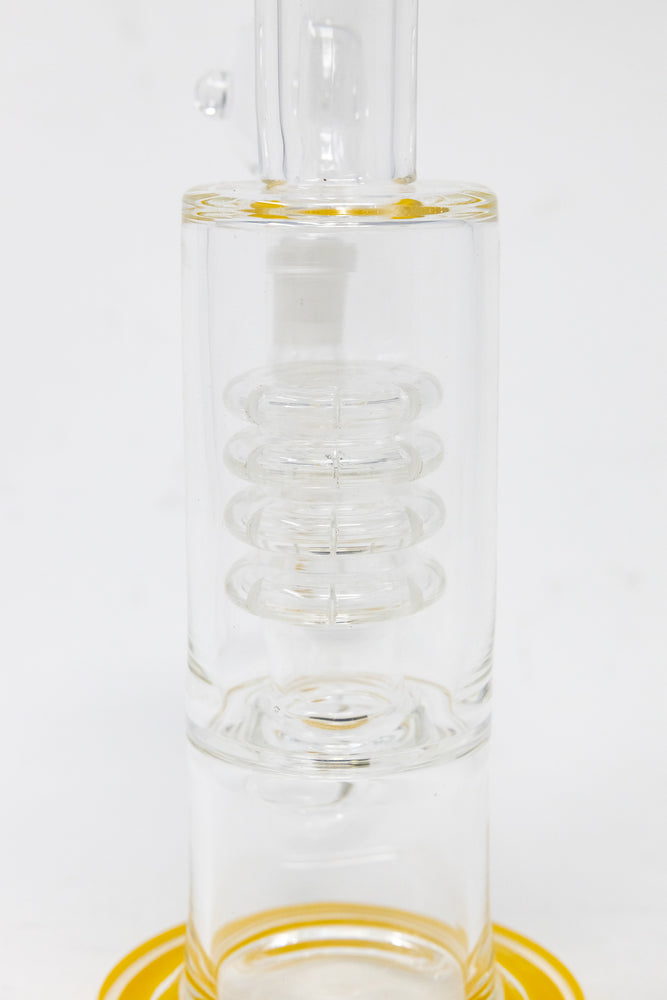 9" Shower Bend Dab Rig w/ Spiral Percolator