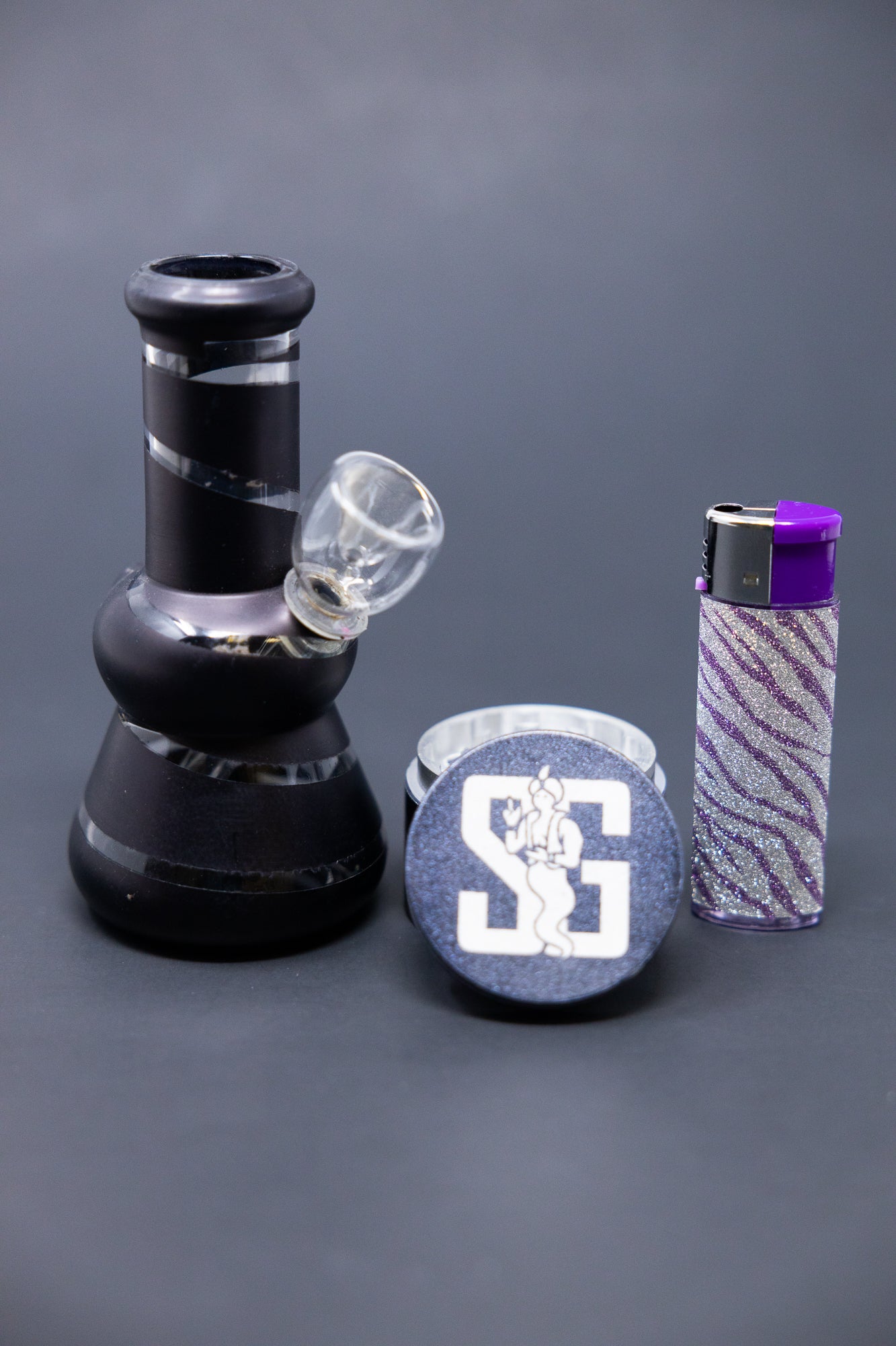 5" Black MIni Bong Combo Set