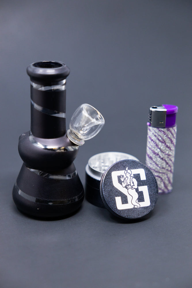 5" Black MIni Bong Combo Set