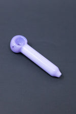 4" Slime Lavender Purple Glass Hand Pipe