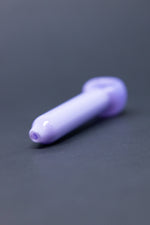 4" Slime Lavender Purple Glass Hand Pipe