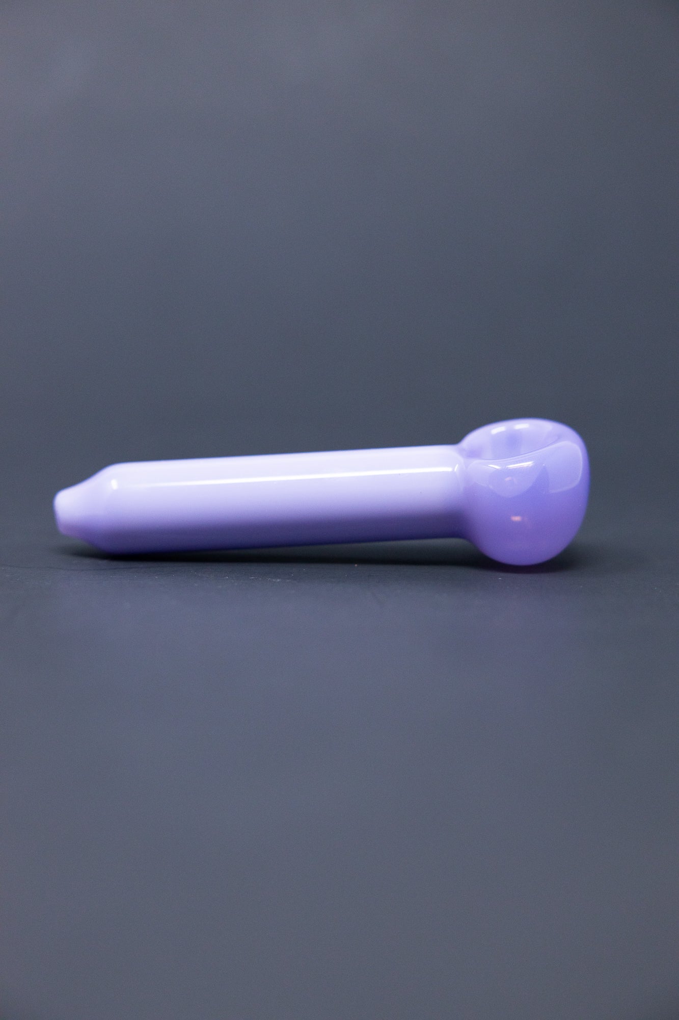 4" Slime Lavender Purple Glass Hand Pipe