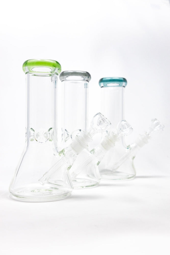 8" Thick Glass Beaker Bong - 5mm