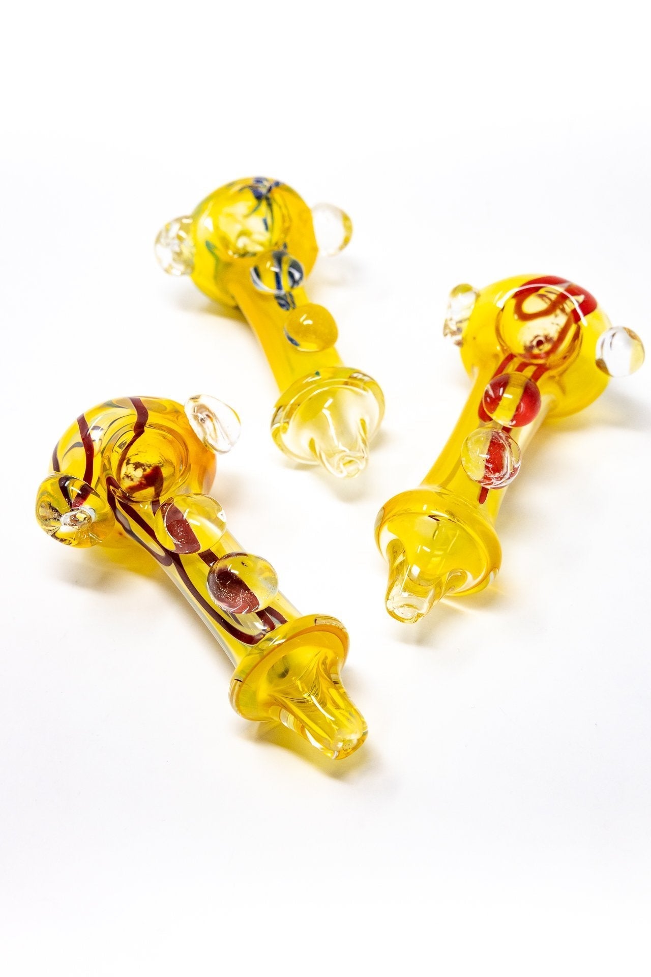5" Fumed Swirl Glass Hand Pipe StonedGenie.com