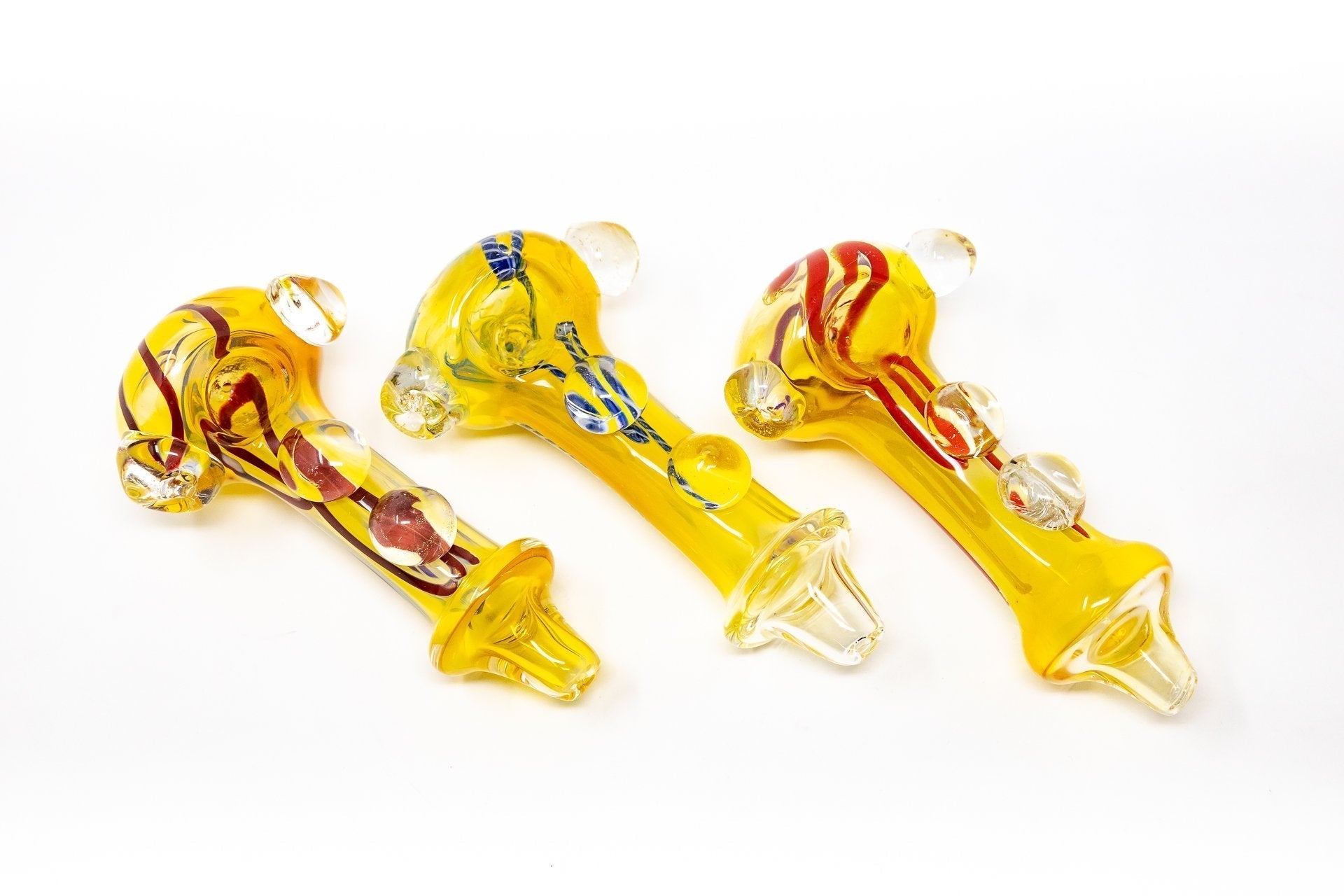 5" Fumed Swirl Glass Hand Pipe StonedGenie.com