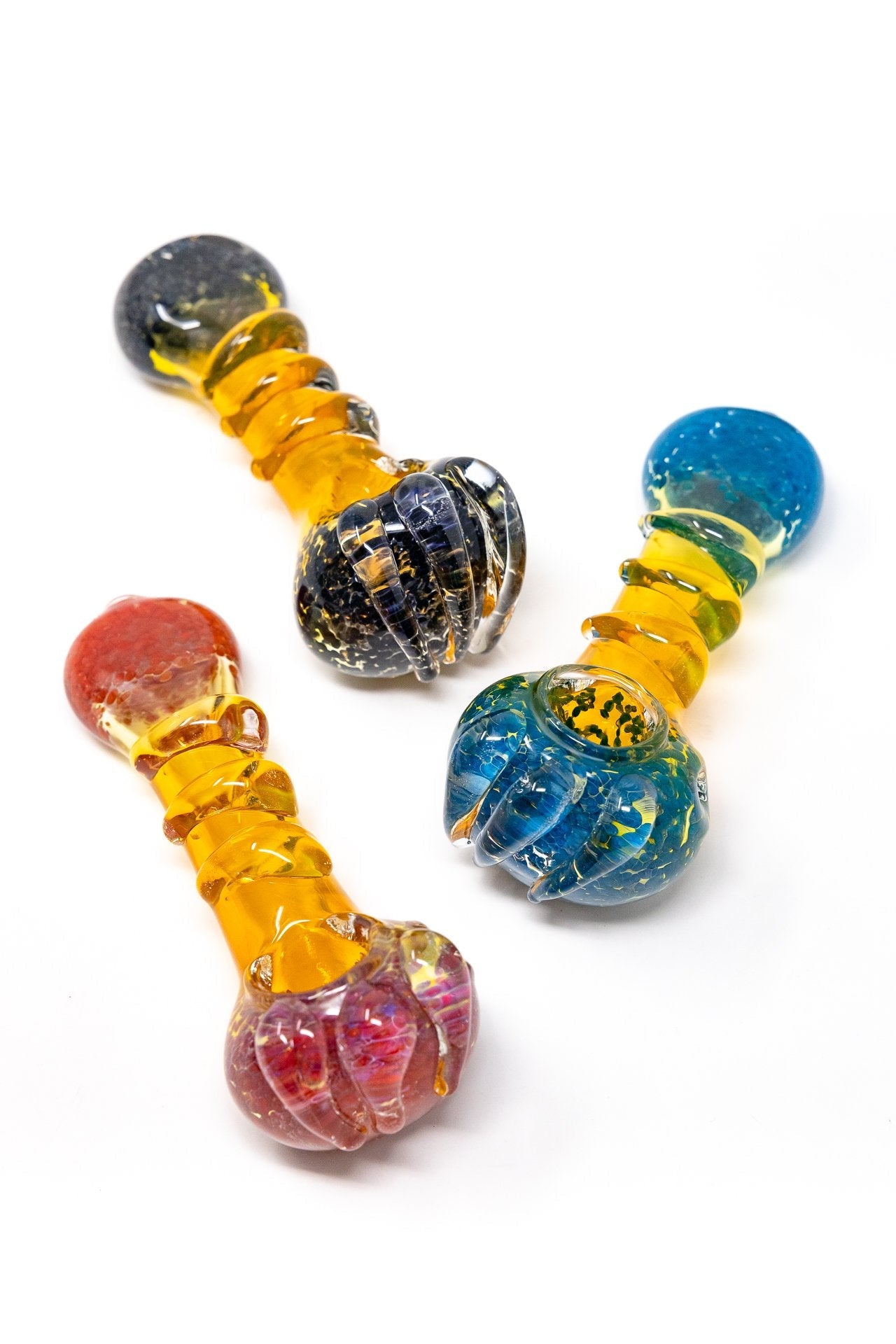 5" Splatter Bear Claw Hand Pipe StonedGenie.com