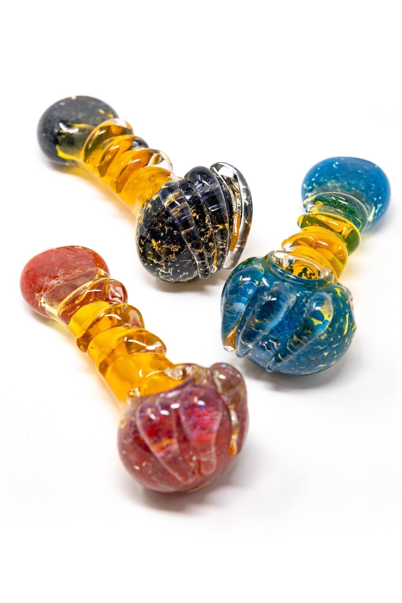 5" Splatter Bear Claw Hand Pipe StonedGenie.com