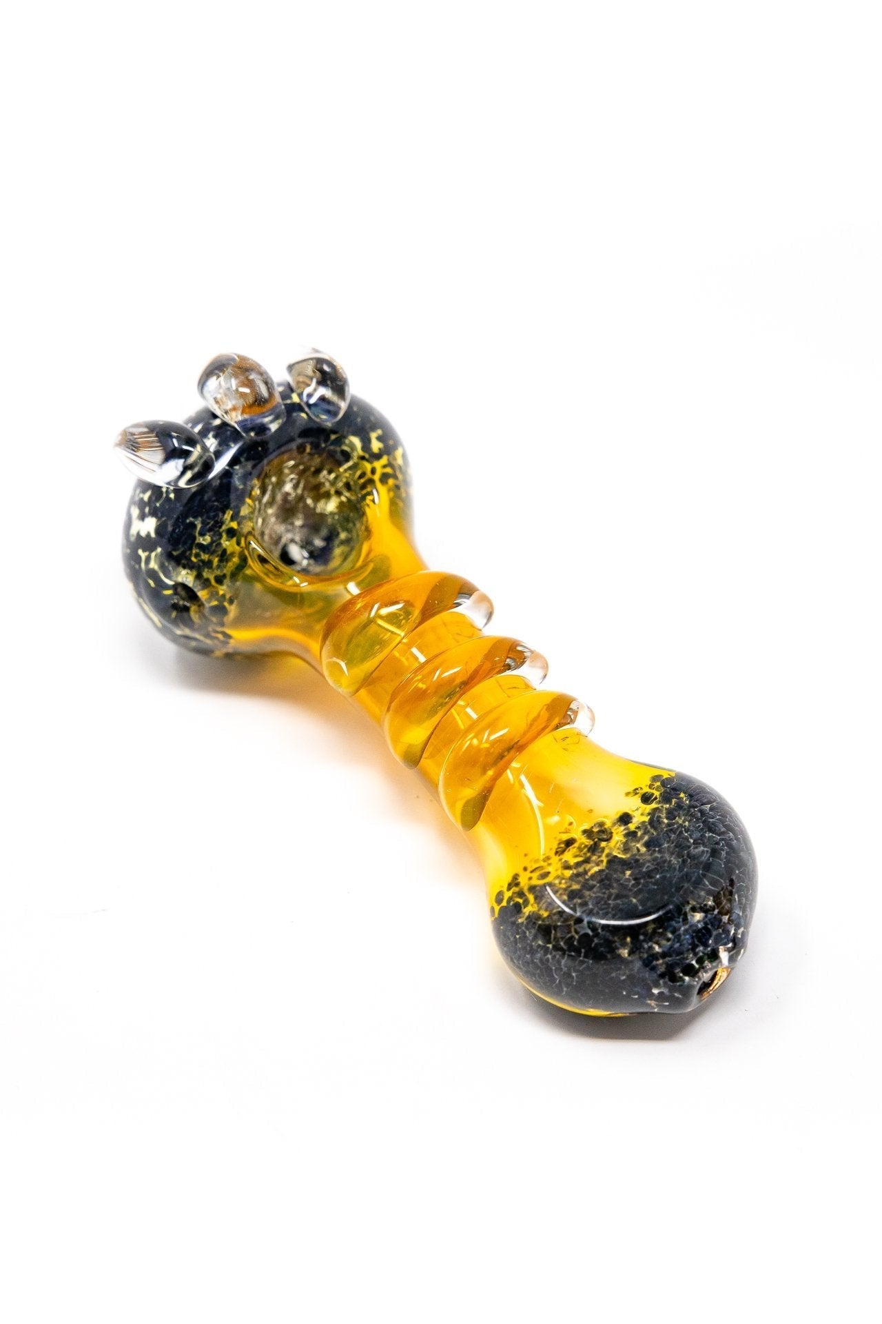 5" Splatter Bear Claw Hand Pipe StonedGenie.com