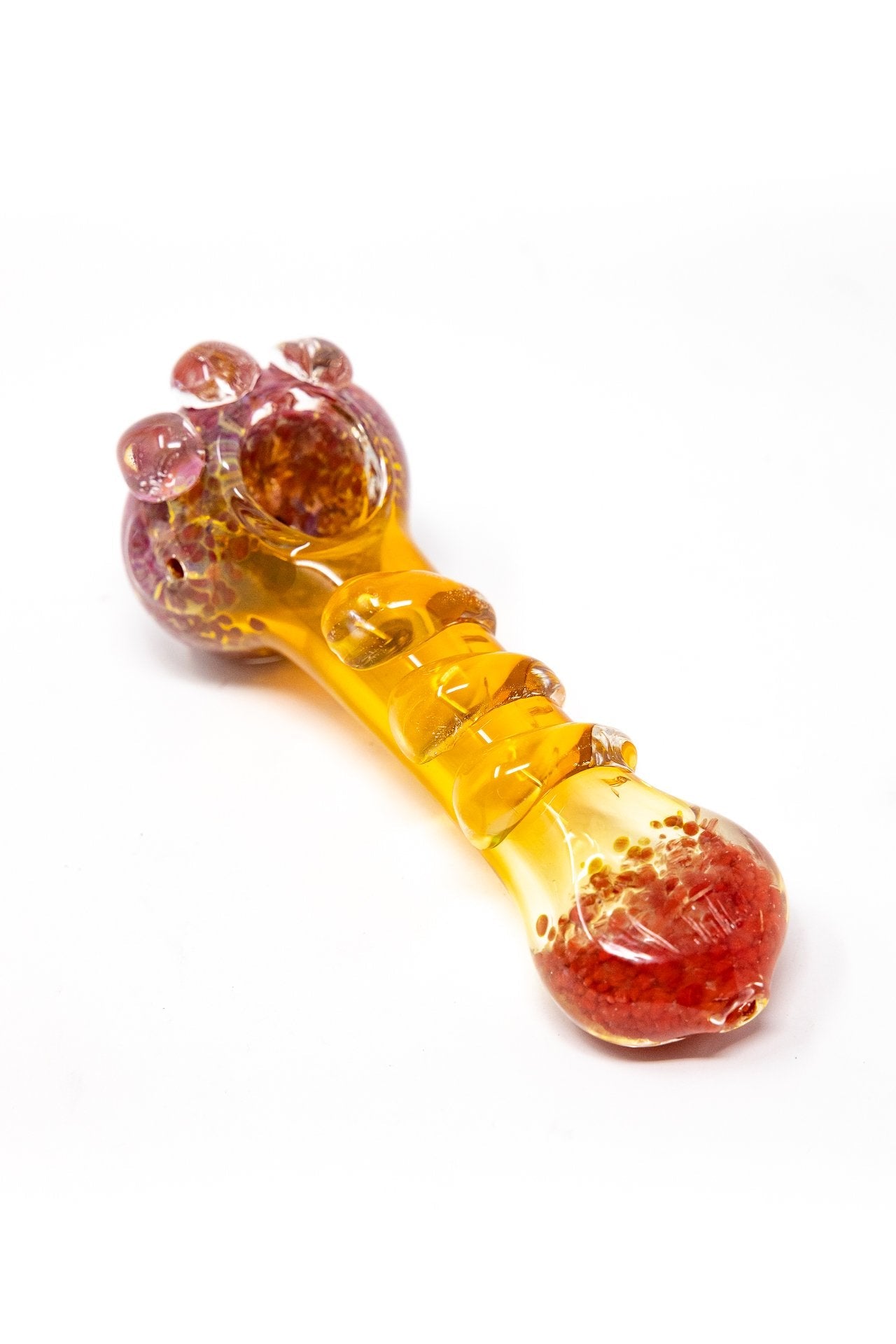 5" Splatter Bear Claw Hand Pipe StonedGenie.com
