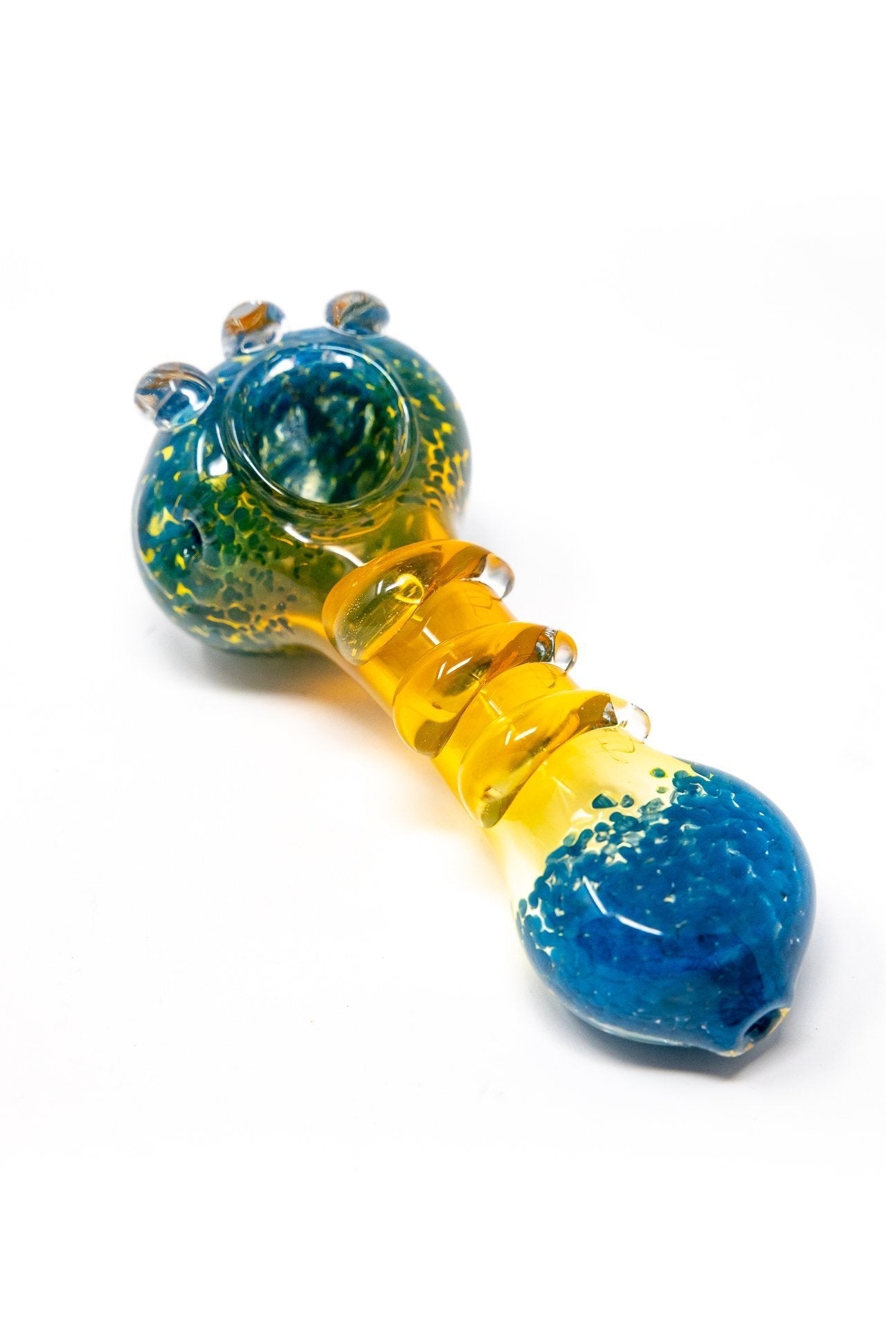 5" Splatter Bear Claw Hand Pipe StonedGenie.com