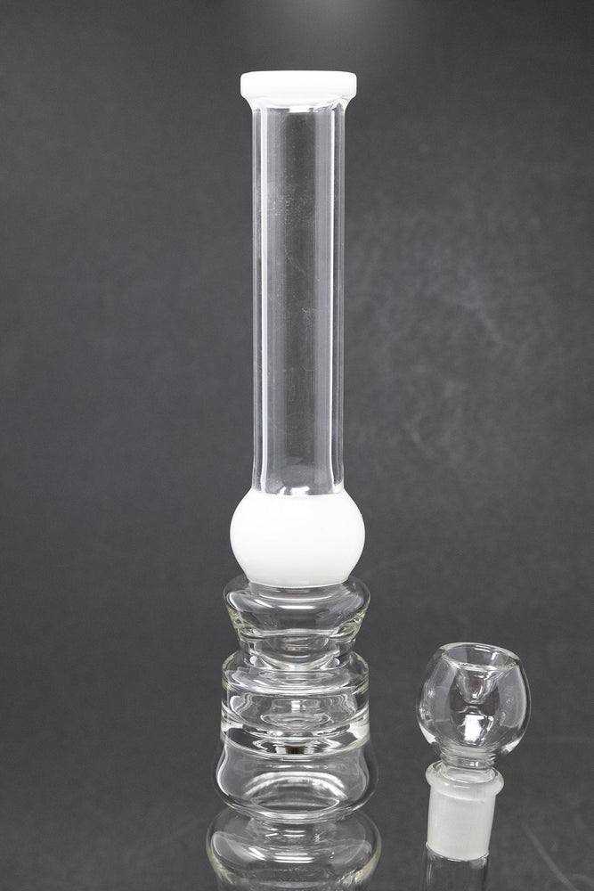 14" White Double Honeycomb Bong