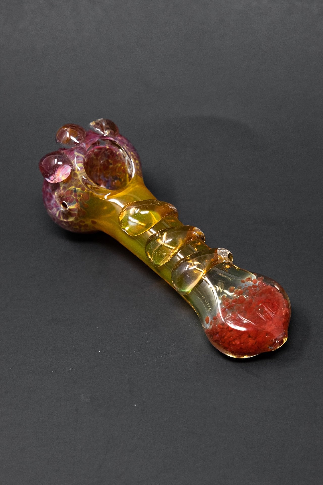 5" Splatter Bear Claw Hand Pipe StonedGenie.com
