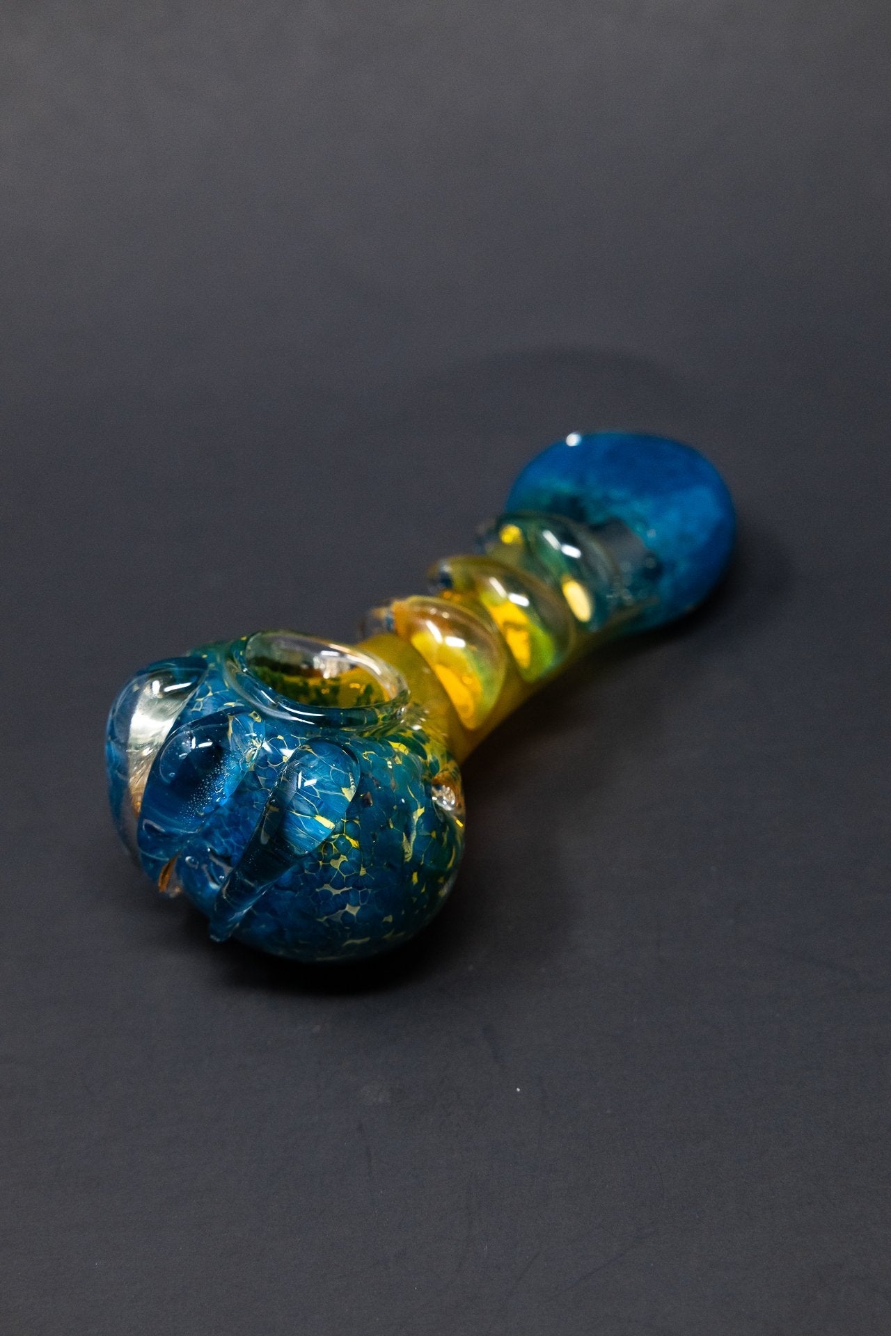 5" Splatter Bear Claw Hand Pipe StonedGenie.com