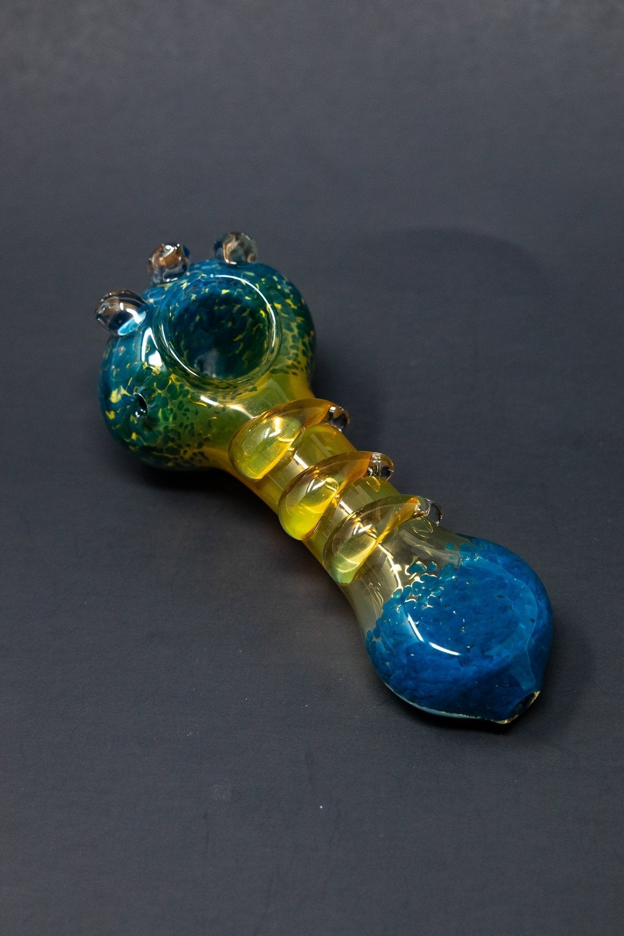 5" Splatter Bear Claw Hand Pipe StonedGenie.com