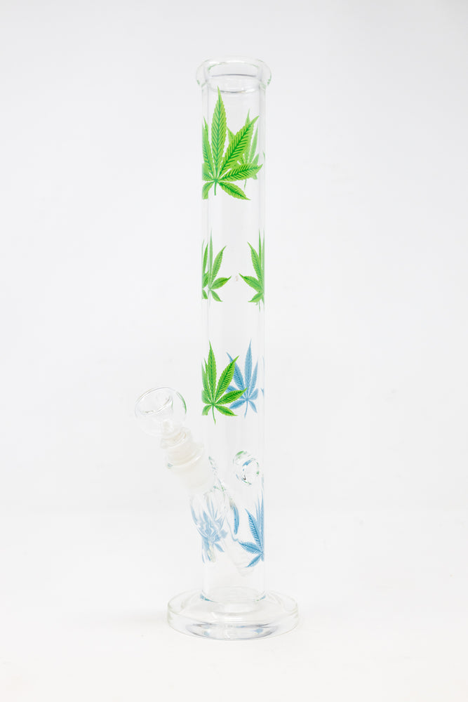 14" Blue & Green Leaf Shooter