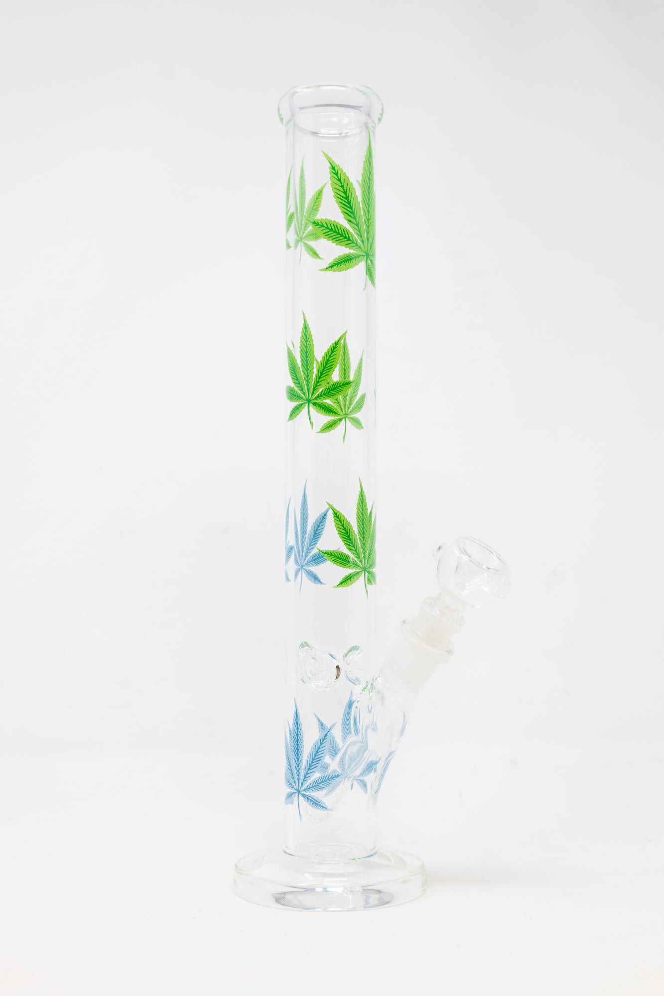 14" Blue & Green Leaf Shooter