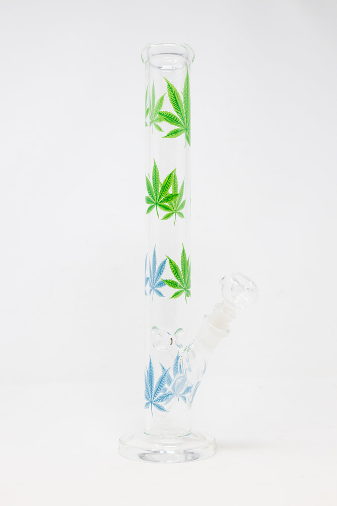14" Blue & Green Leaf Shooter