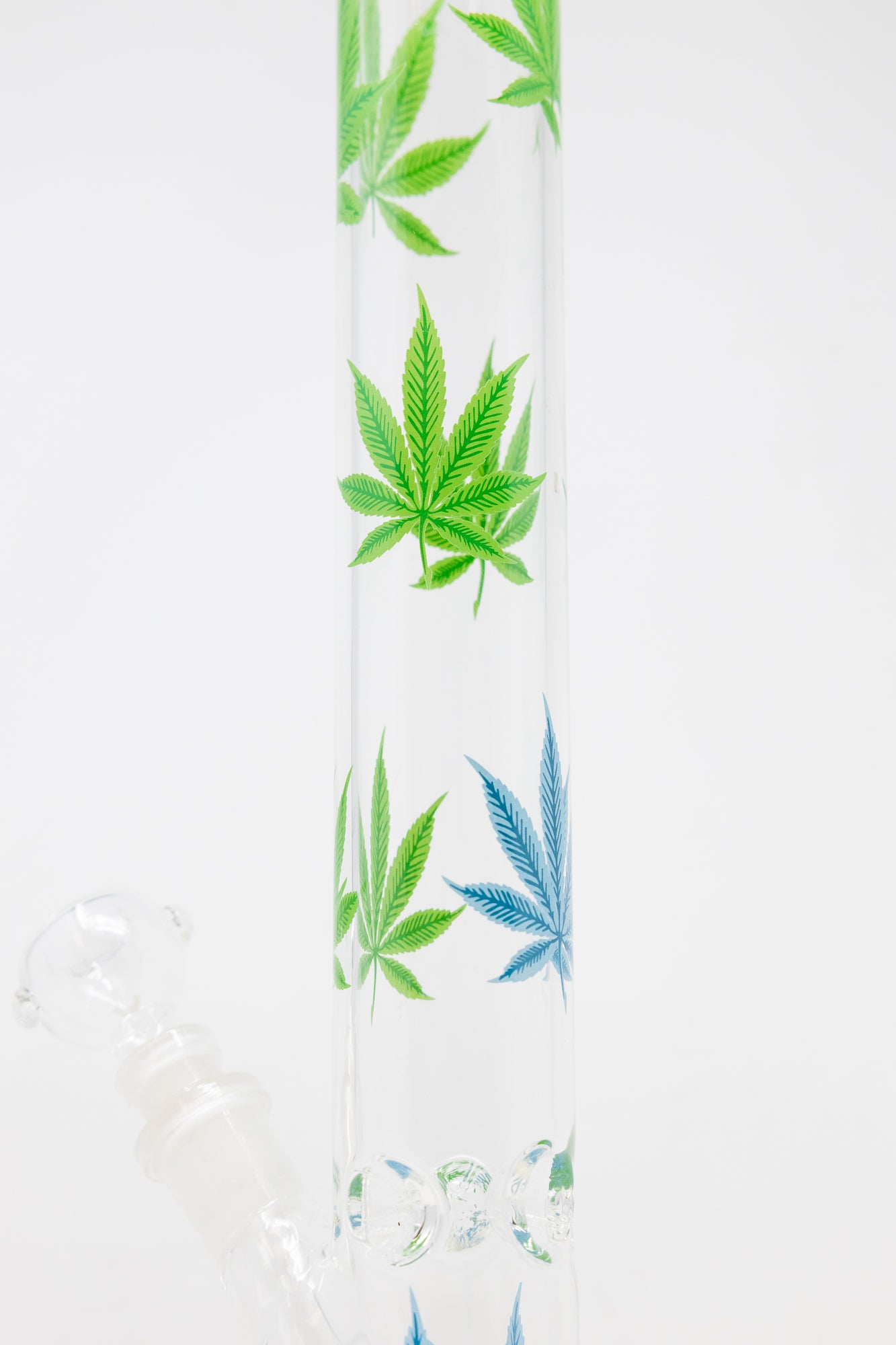 14" Blue & Green Leaf Shooter
