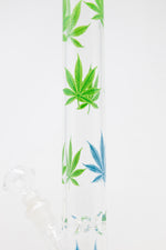 14" Blue & Green Leaf Shooter