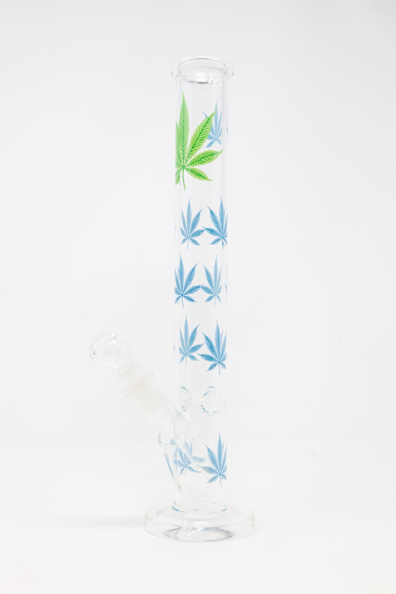 14" Blue & Green Leaf Shooter