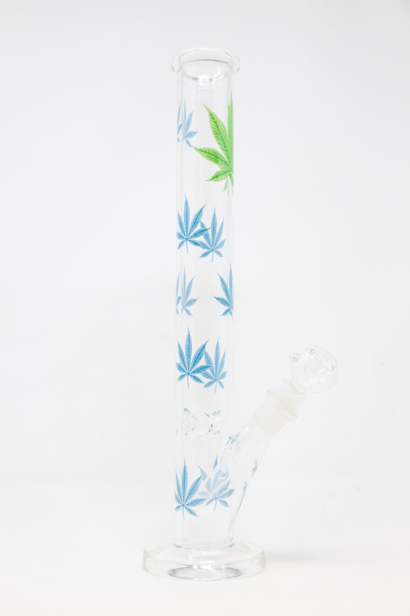 14" Blue & Green Leaf Shooter