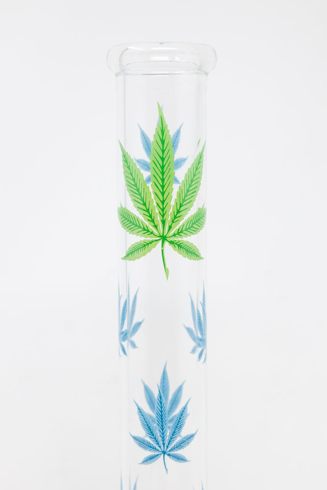 14" Blue & Green Leaf Shooter