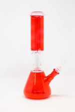 10" Red Single Percolator Bong