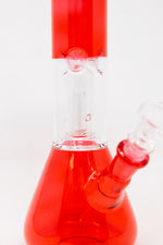 10" Red Single Percolator Bong