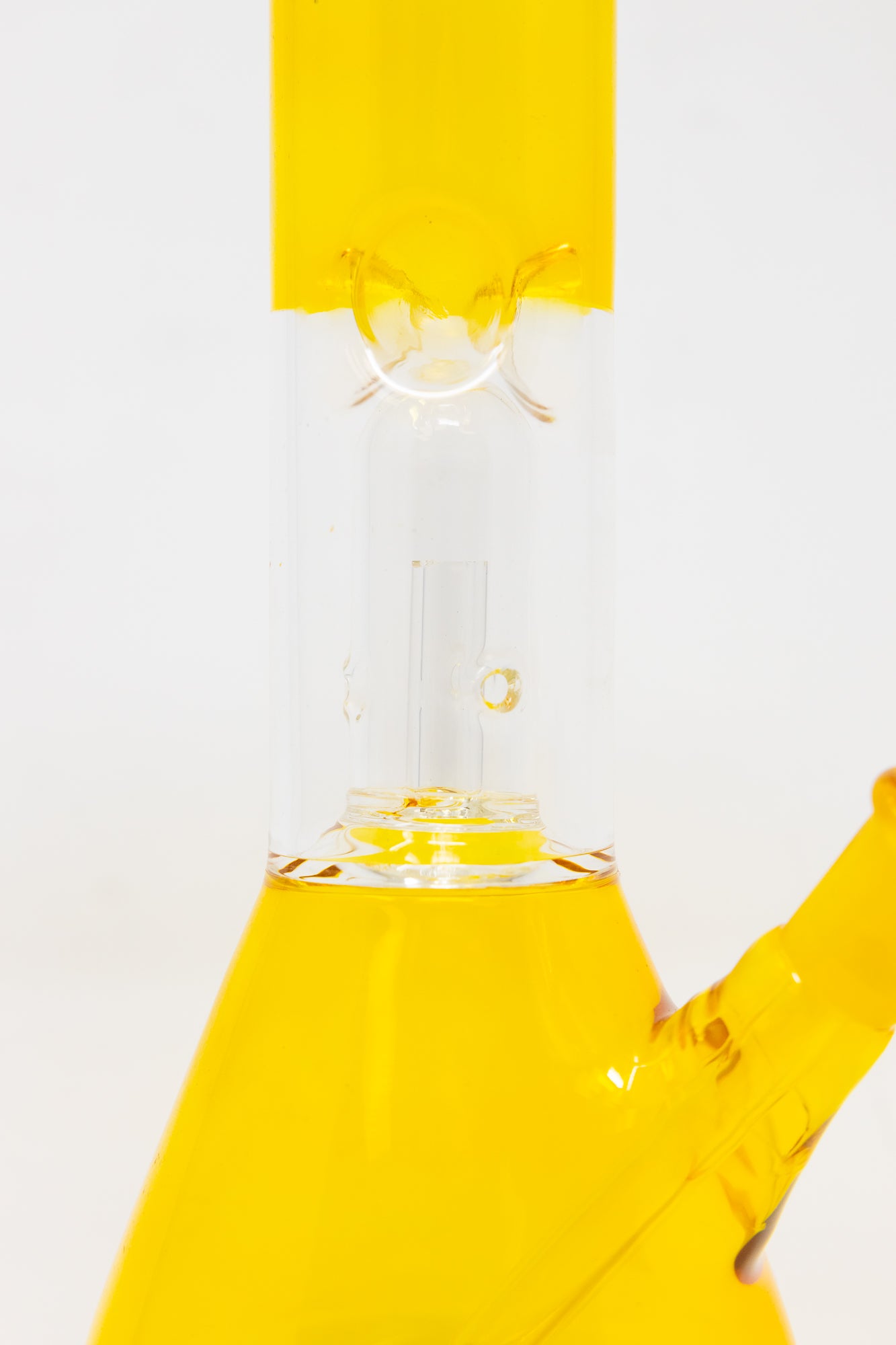 10" Yellow Single Percolator Bong